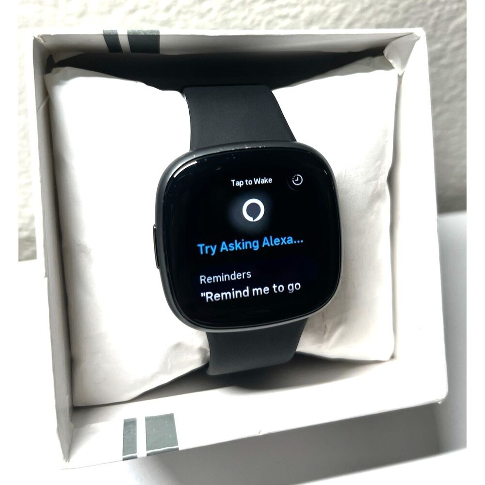 Fitbit Versa 4 Fitness Smartwatch–Black/Graphite Aluminum, GPS & Daily Readiness